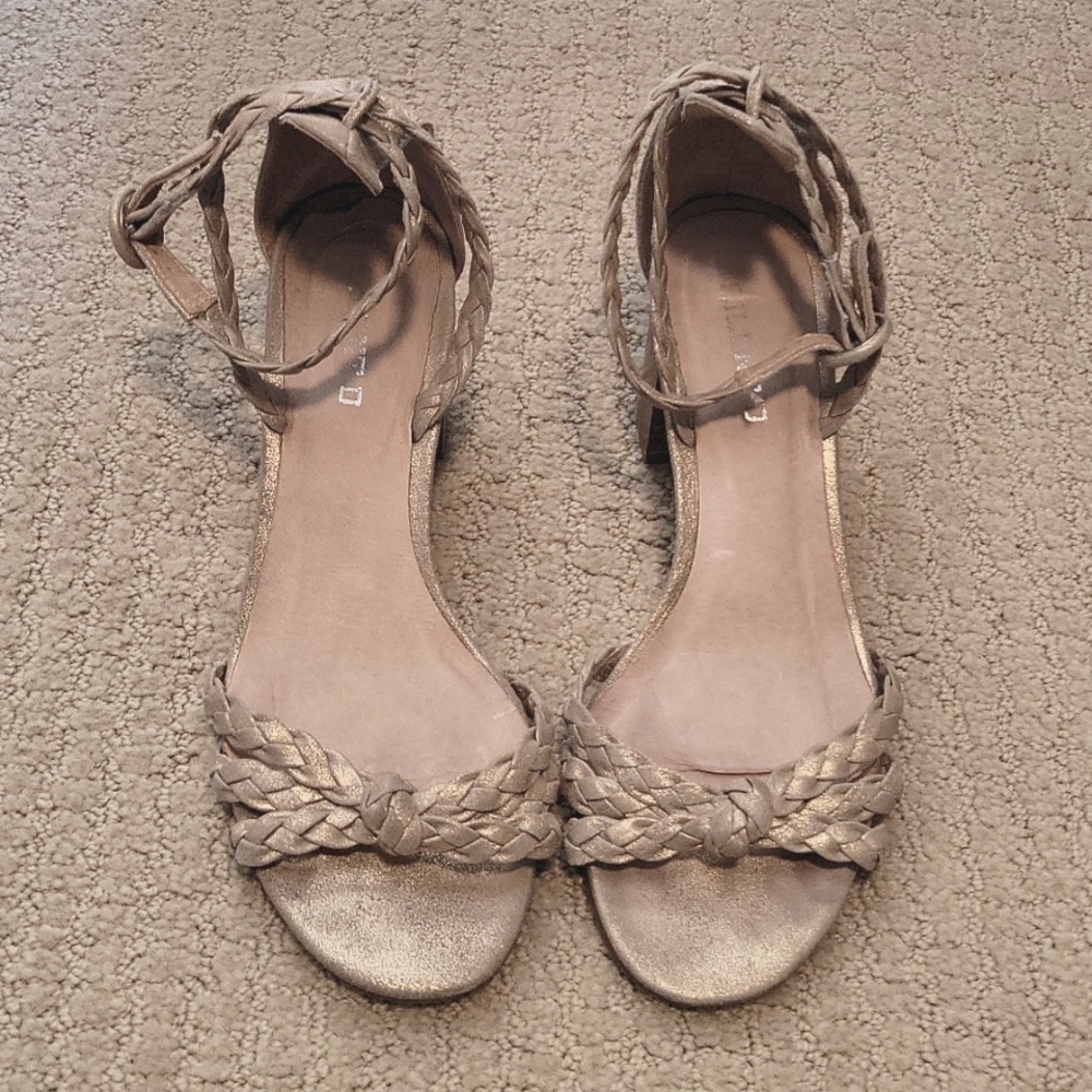 Silent D/Anthroplogie Block Heel Sandal, 38/8